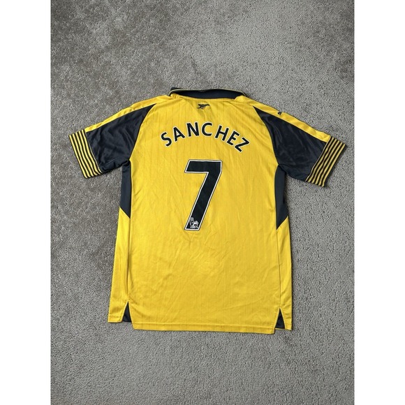 Vintage Mens Soccer Jersey 2017 PUMA ARSENAL #7 Alexis Sanchez, Football, Size M - Picture 1 of 11